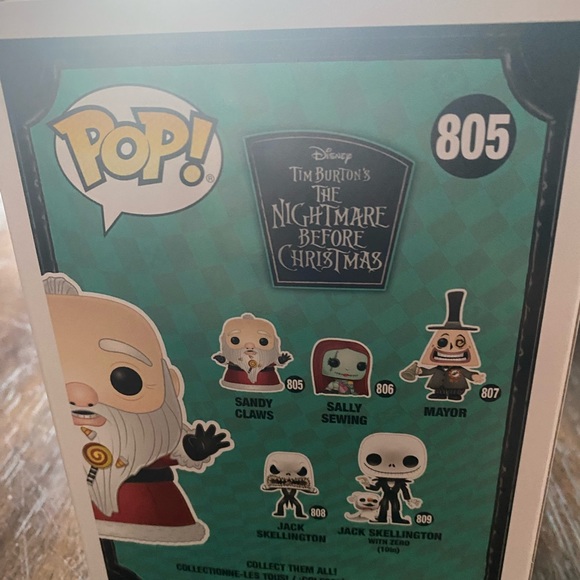 Funko Pop: Sandy Claws, from The Nightmare Before Christmas - Picture 2 of 2